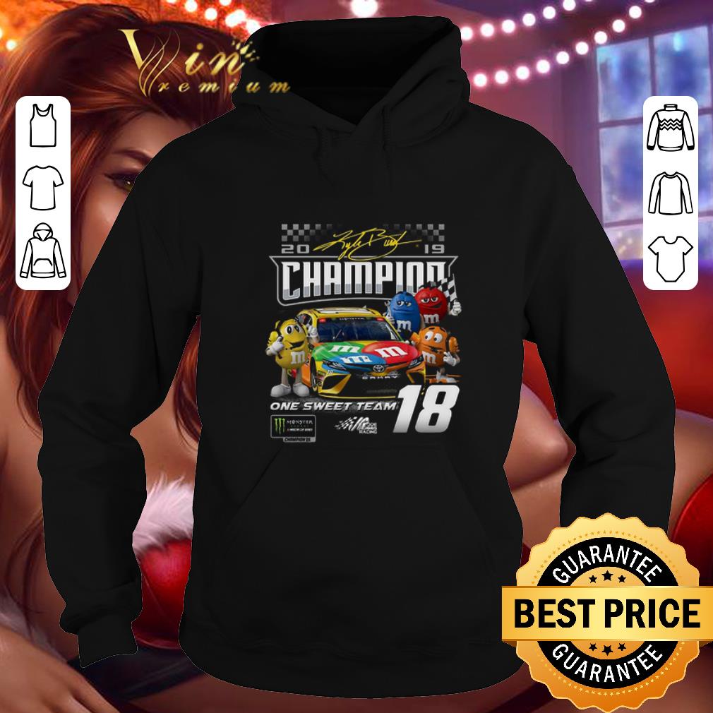 Funny M&M's Kyle Busch Joe Gibbs Racing Team Monster Energy Champion shirt 9 Funny M&M's Kyle Busch Joe Gibbs Racing Team Monster Energy Champion shirt