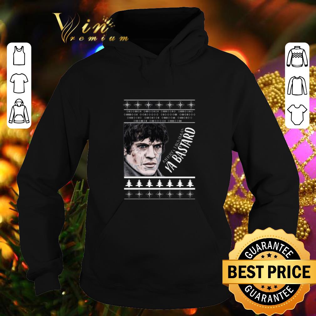 Funny Ramsay Bolton Merry Christmas Ya Bastard Ugly shirt