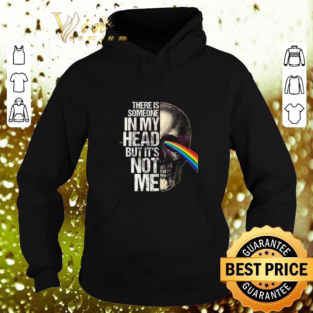 Funny Skull Pink Floyd there is someone in my head but it's not me shirt