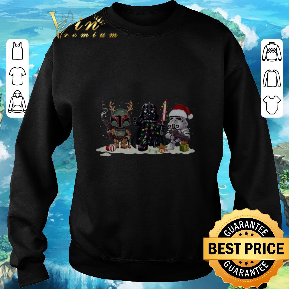 Jango Fett Darth Vader Stormtrooper Star Wars Christmas shirt 9 Jango Fett Darth Vader Stormtrooper Star Wars Christmas shirt