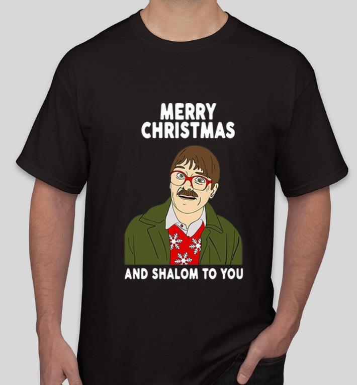 Beautiful Merry Christmas And Shalom To You shirt