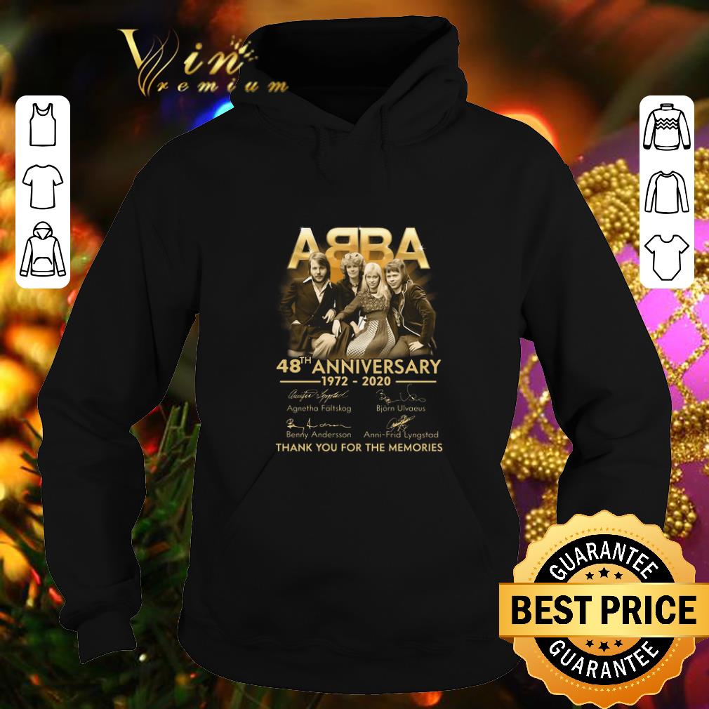 Cheap ABBA 48th anniversary 1972-2020 thank you for the memories shirt 9 Cheap ABBA 48th anniversary 1972-2020 thank you for the memories shirt