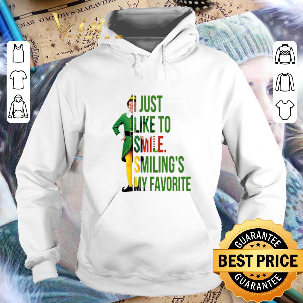 Cheap Elf Buddy Hobbs i just like to smile smiling's my favorite shirt 9 Cheap Elf Buddy Hobbs i just like to smile smiling's my favorite shirt