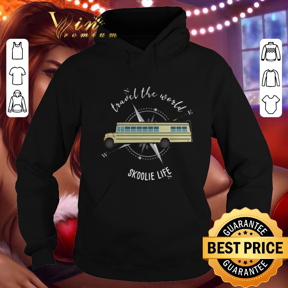 Cheap School Bus Travel The World Skoolie Life shirt