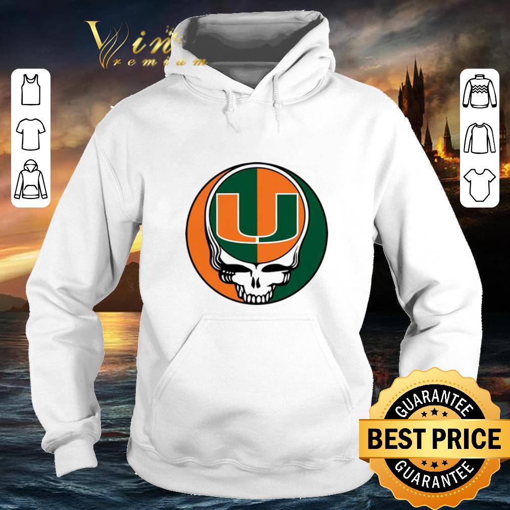 Funny Miami Hurricanes mashup Grateful Dead shirt