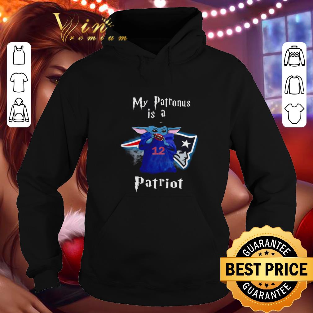 Funny My Patronus is a Baby Yoda New England Patriots shirt