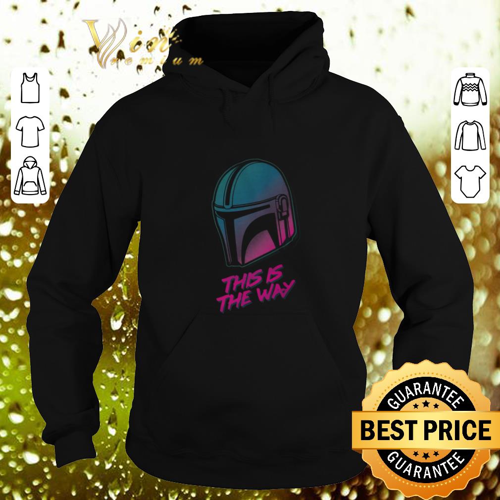 Funny The Mandalorian this is the way retro shirt