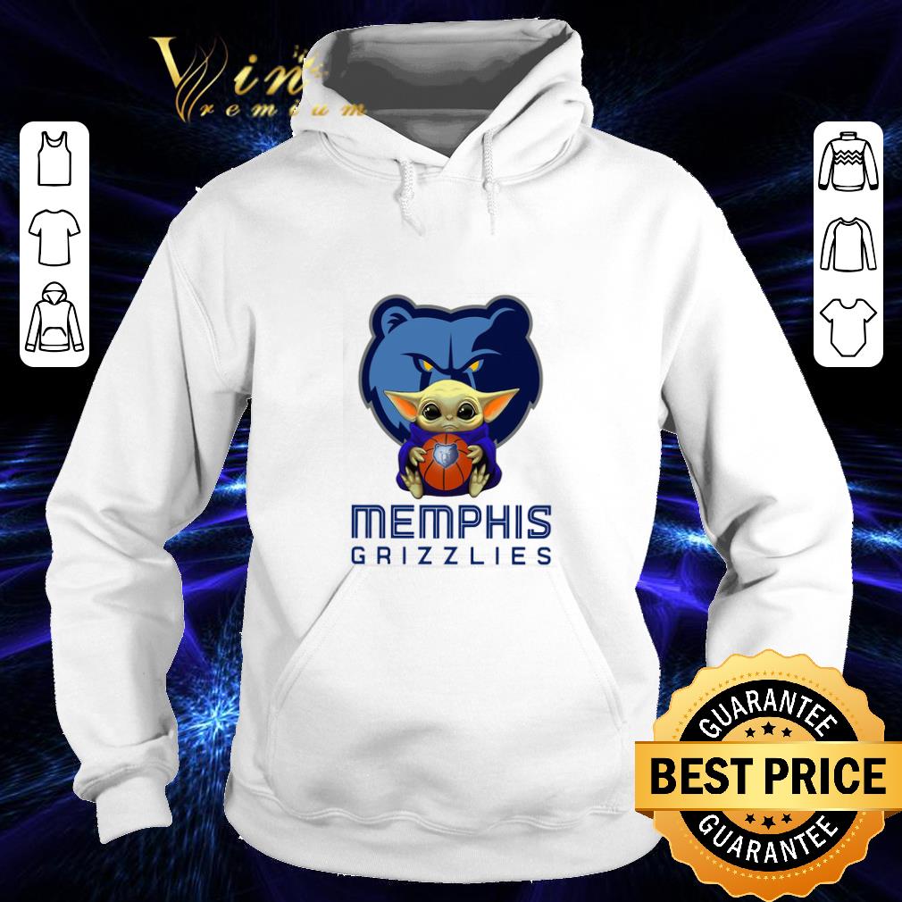 Premium Baby Yoda Hug Memphis Grizzlies Star Wars Mandalorian shirt