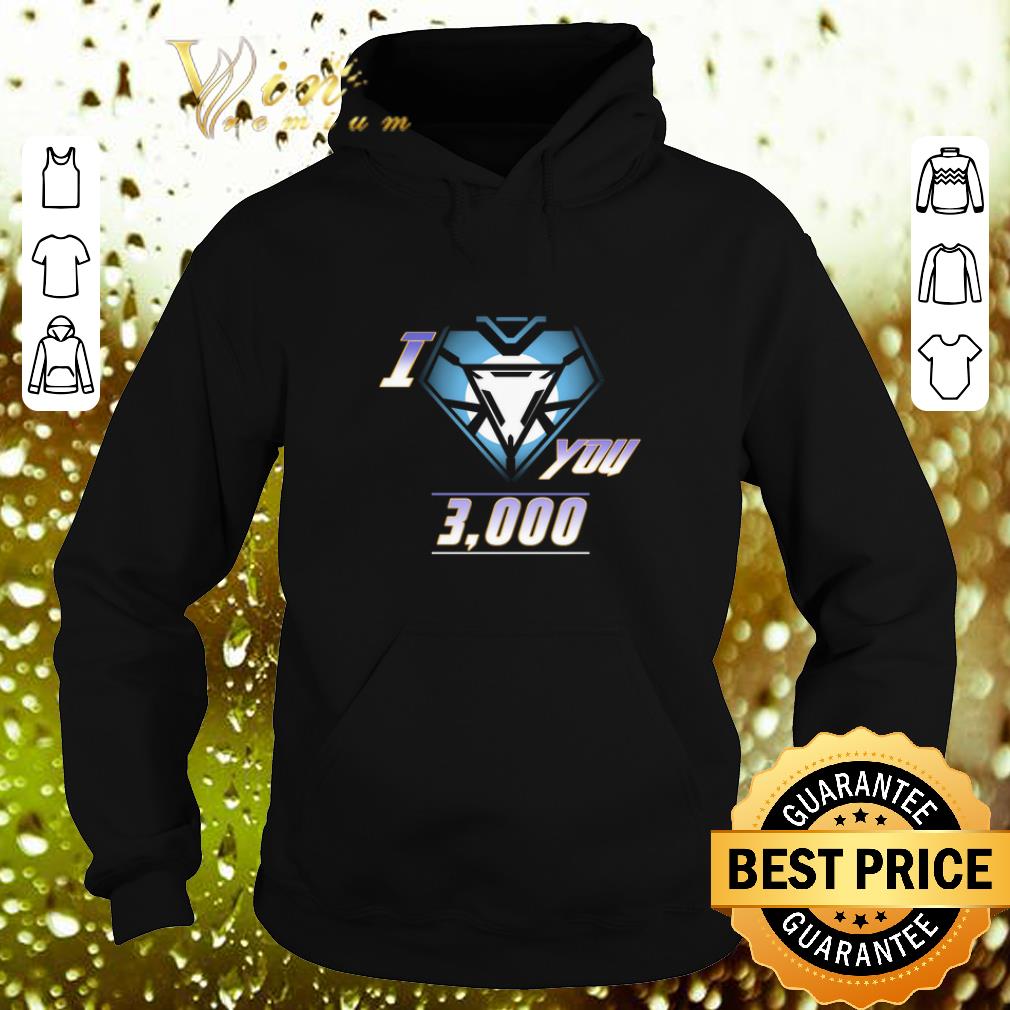 Premium Iron Man and daughter I love You 3000 shirt