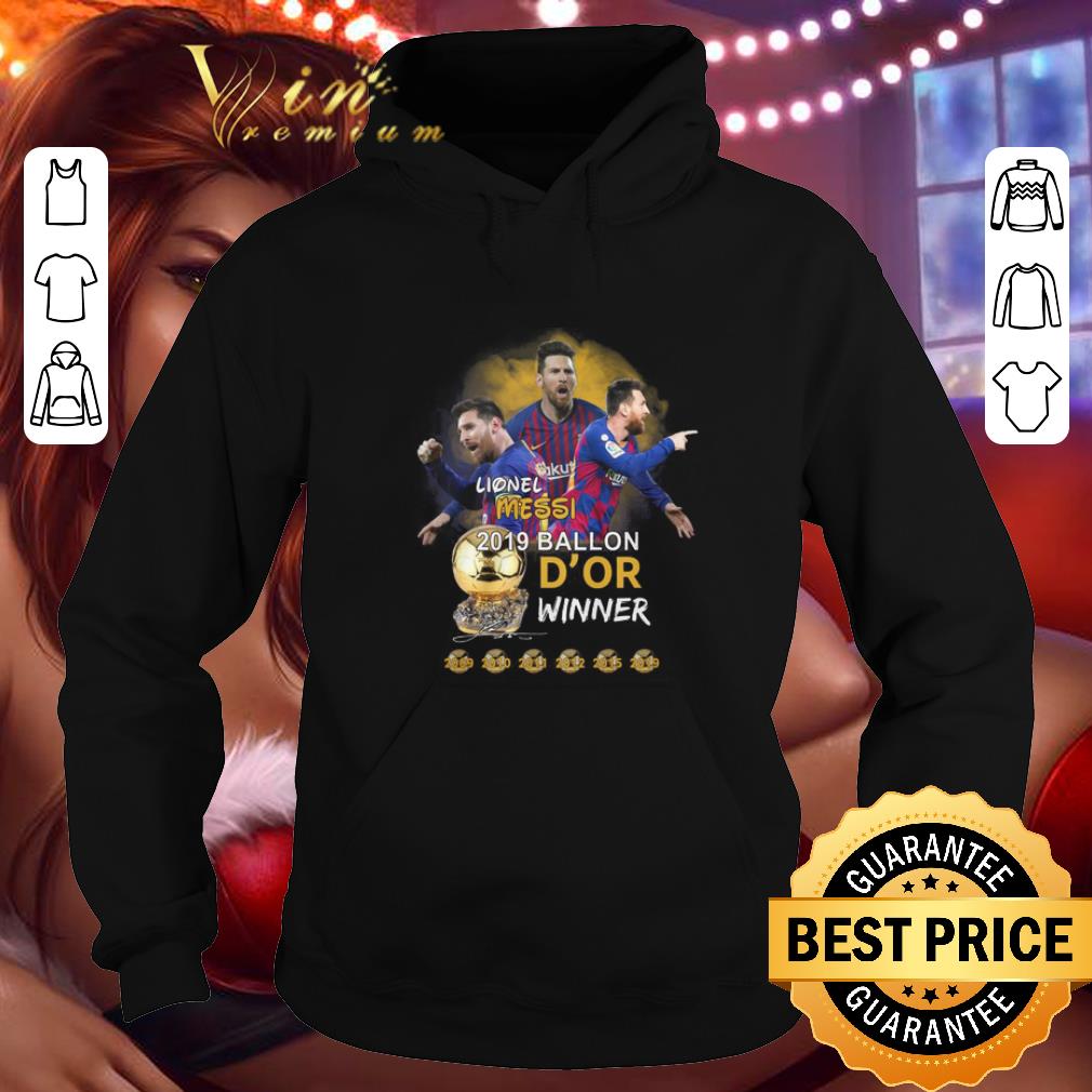 Premium Lionel Messi 2019 Ballon D'or winner shirt