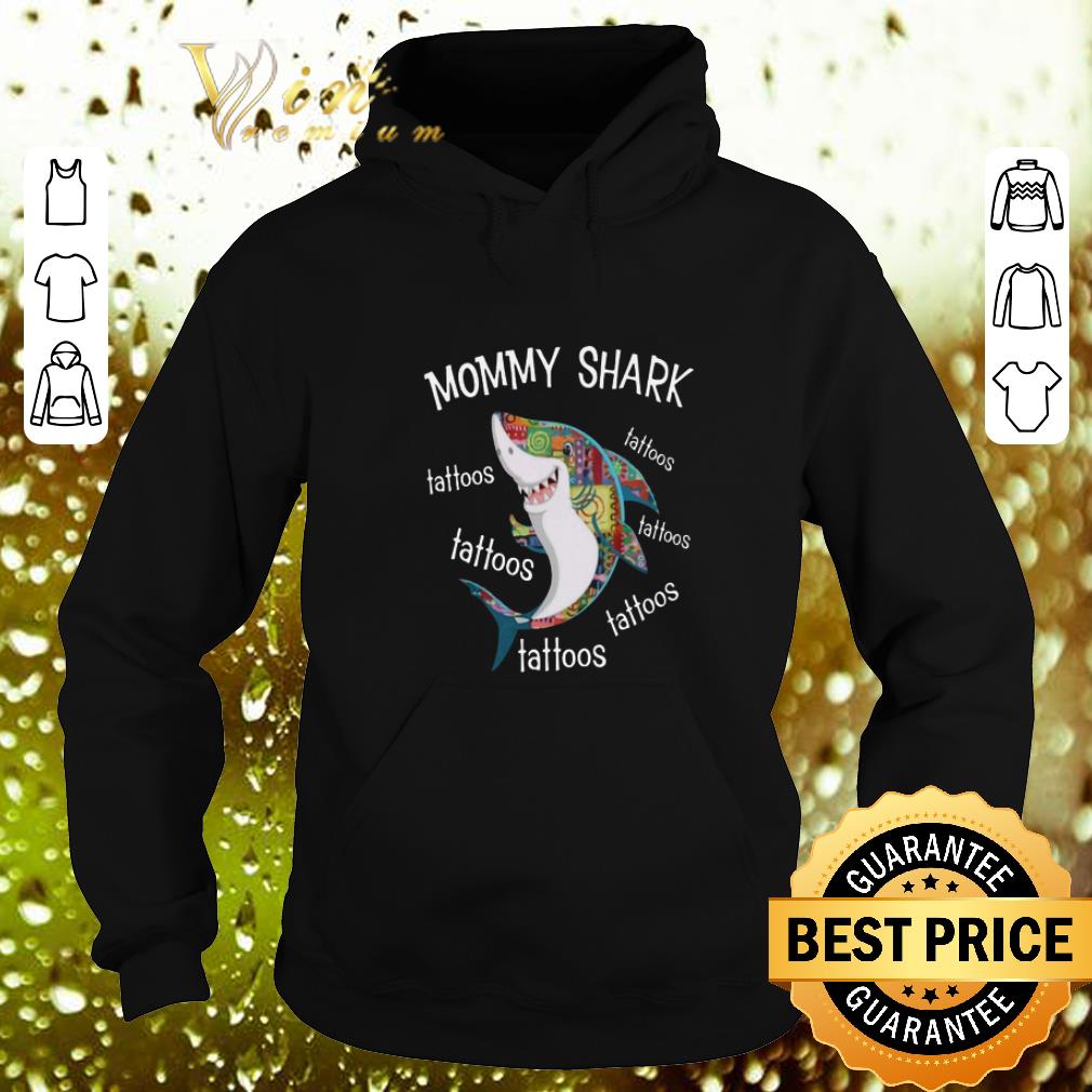 Premium Mommy Shark tattoos tattoos tattoos shirt