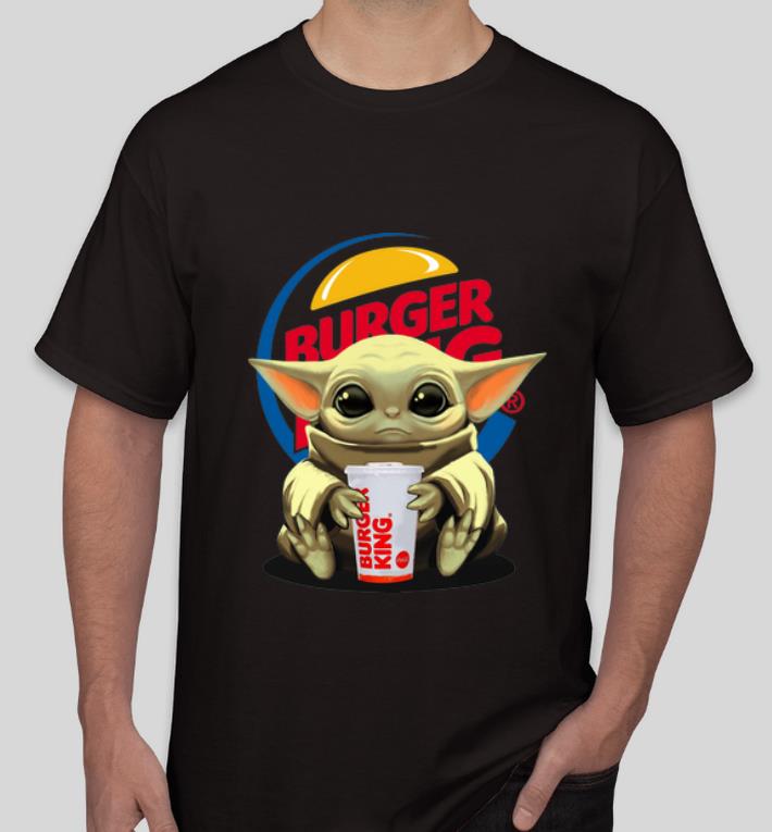 Premium Star Wars Baby Yoda Hug Burger King shirt