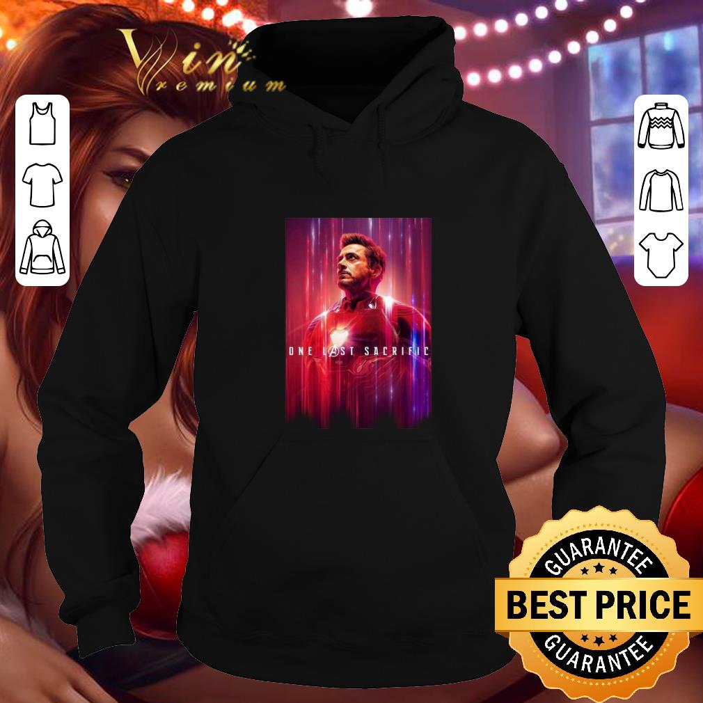 Premium Tony Stark One last sacrifice Iron Man shirt