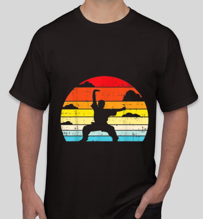 Pretty Shaolin Kung Fu Horse Pose Chinese Martial Arts Vintage shirt