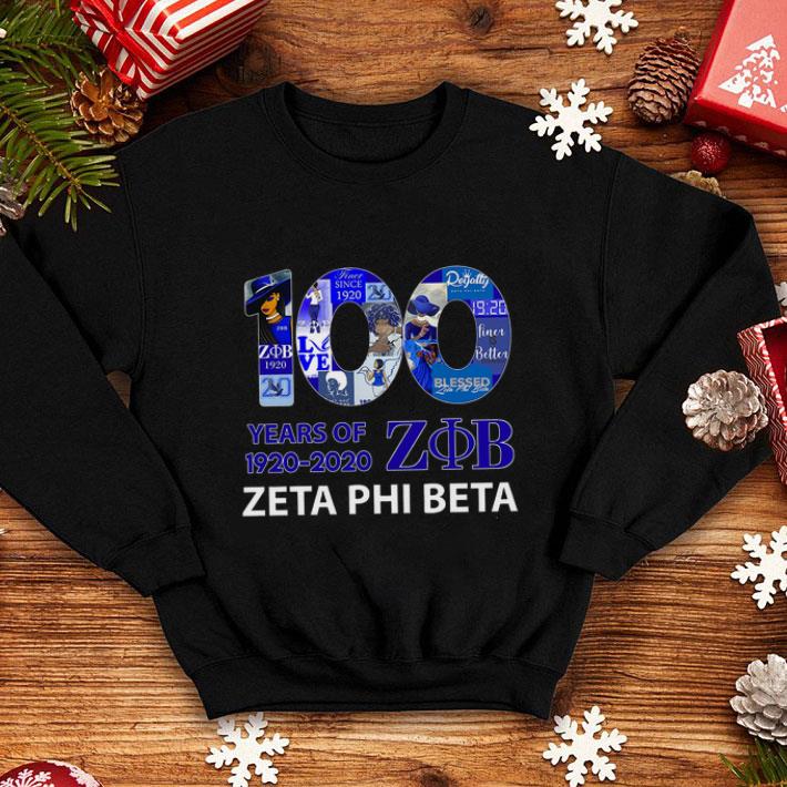 100 years of 1920 2020 Zeta Phi Beta logo shirt 9 100 years of 1920 2020 Zeta Phi Beta logo shirt