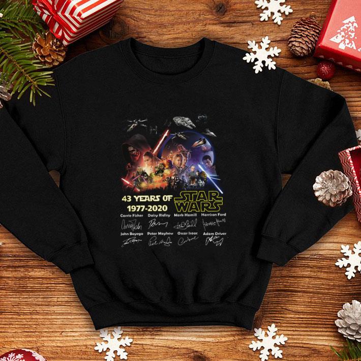 43 years of Star Wars 1977 2020 all signature characters copy shirt 9 43 years of Star Wars 1977 2020 all signature characters copy shirt