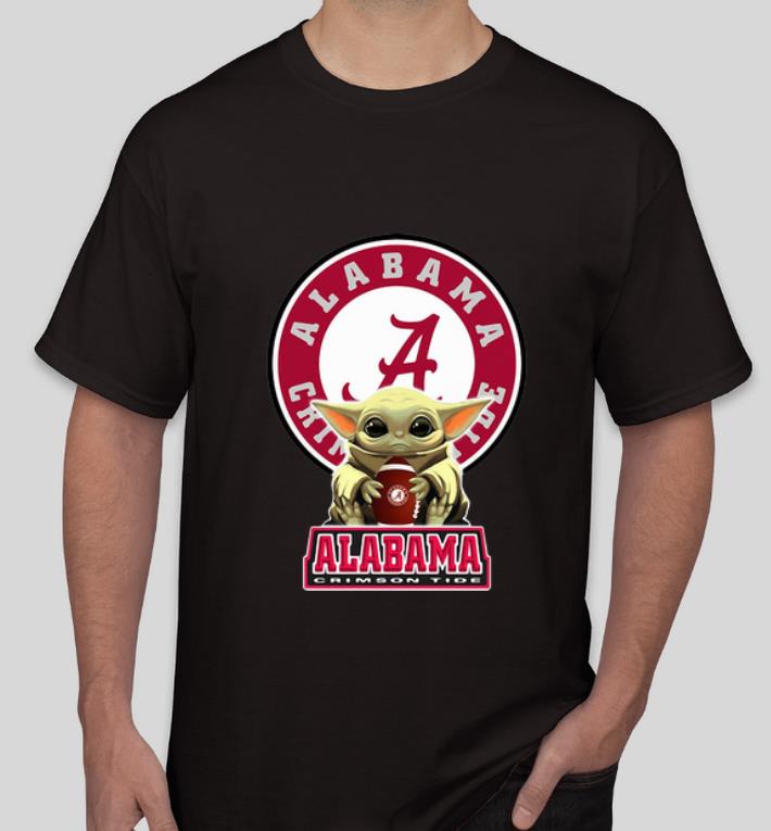 Awesome Star Wars Baby Yoda Hug Alabama Crimson Tide shirt