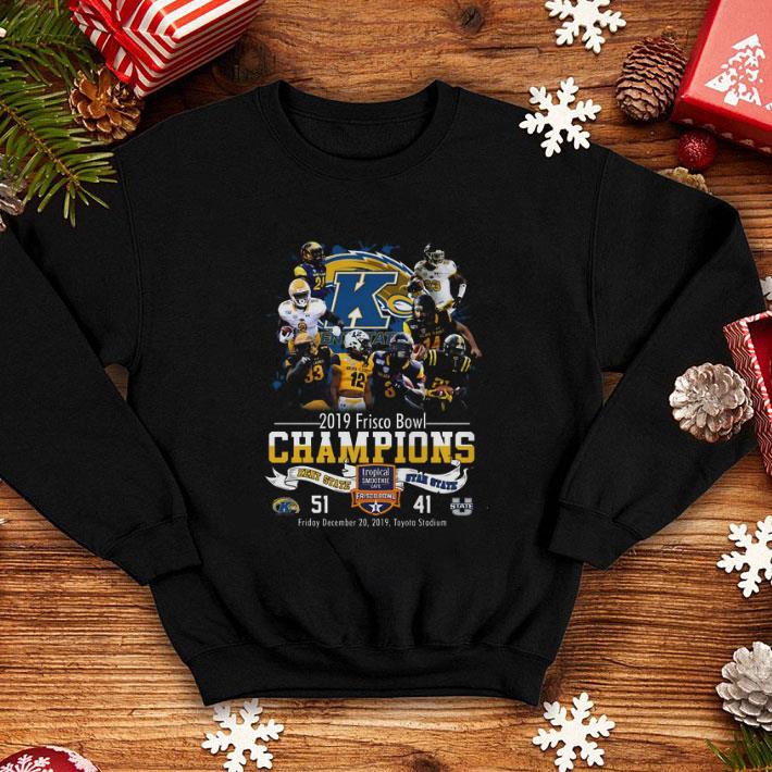 Kent State Golden Flashes 2019 Frisco Bowl Champions Utah State shirt