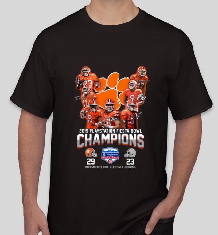 Original 2019 Playstation Fiesta Bowl Champions Clemson Tigers shirt