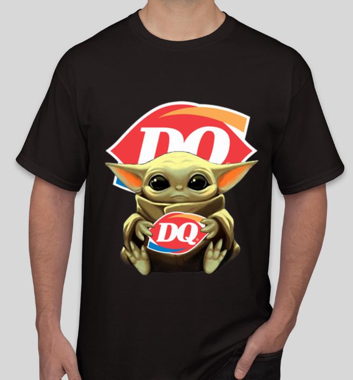 Premium Star Wars Baby Yoda Hug Dairy Queen shirt
