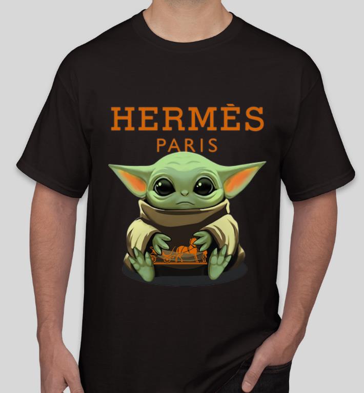 Pretty Star Wars Baby Yoda Hug Hermes Paris shirt 9 Pretty Star Wars Baby Yoda Hug Hermes Paris shirt