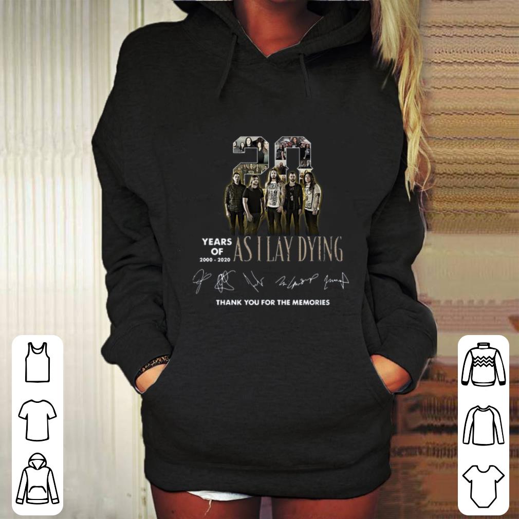Cheap 20 Years of 2000 2020 signatures Asilaydying thank for memories shirt