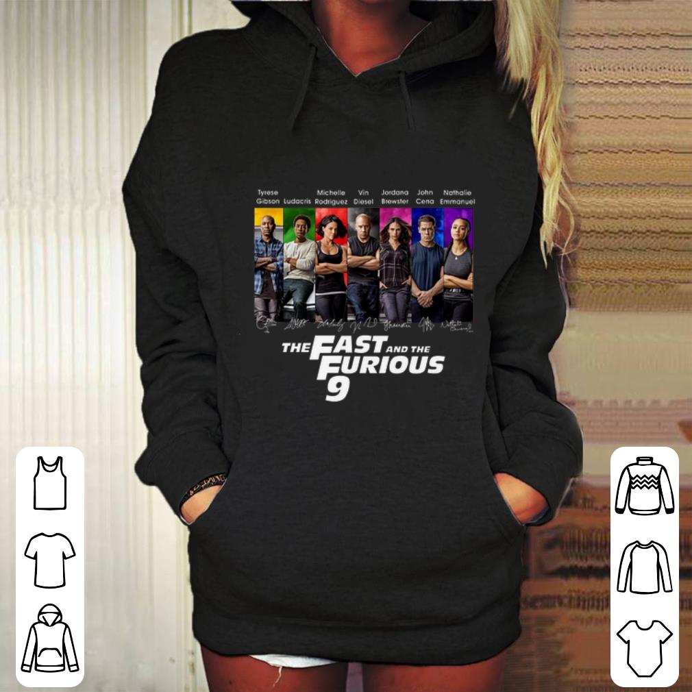 Cheap All character signatures The Fast And The Furious 9 shirt 9 Cheap All character signatures The Fast And The Furious 9 shirt