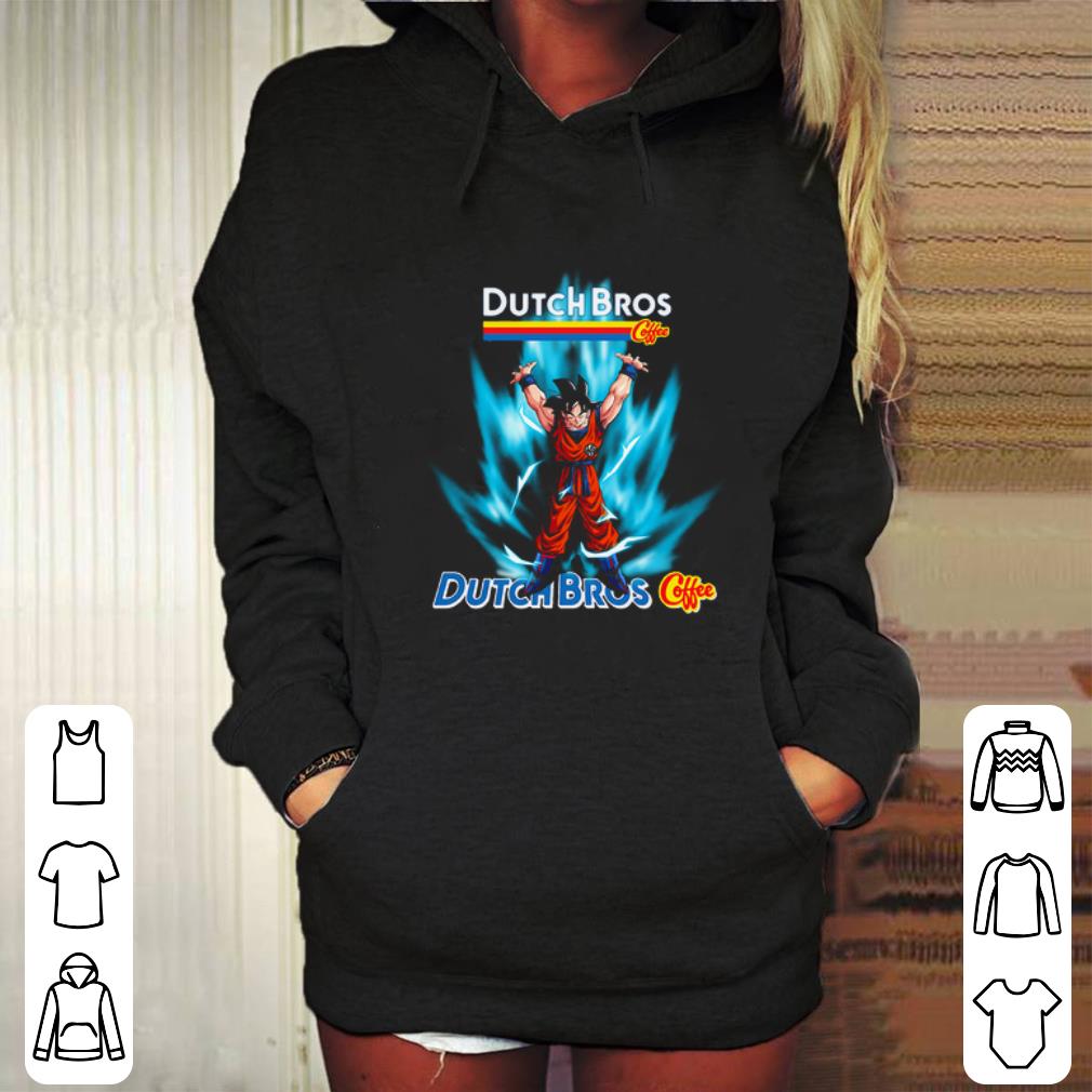 Funny Son Goku Mashup Dutch Bros coffee Genki Dama shirt