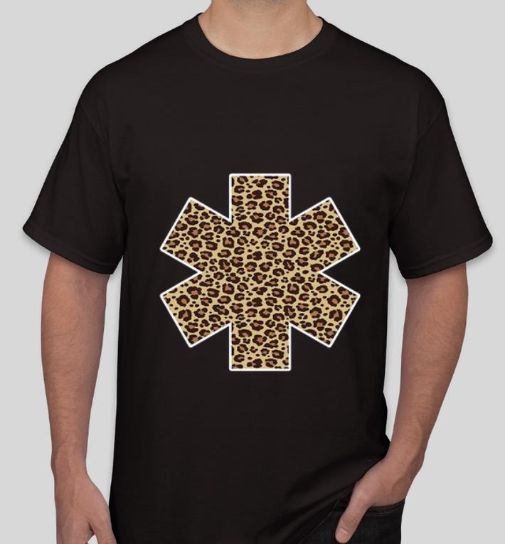 Nice Nurse Medical Emergency Leopard shirt