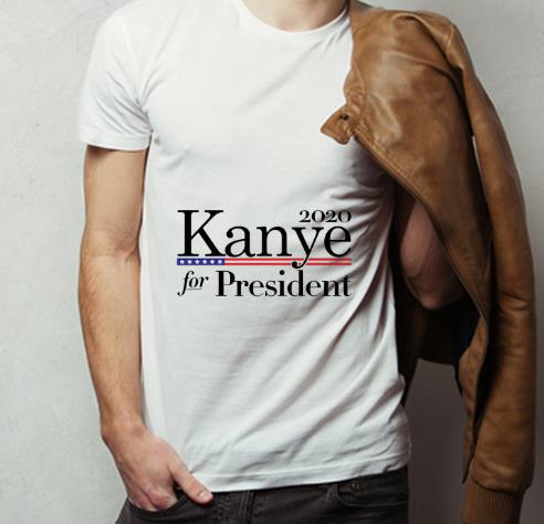 Premium 2020 Kanye For President American Flag shirt