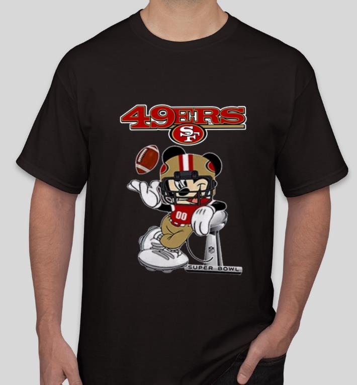 Premium Mickey Mouse San Francisco 49ers Super Bowl shirt