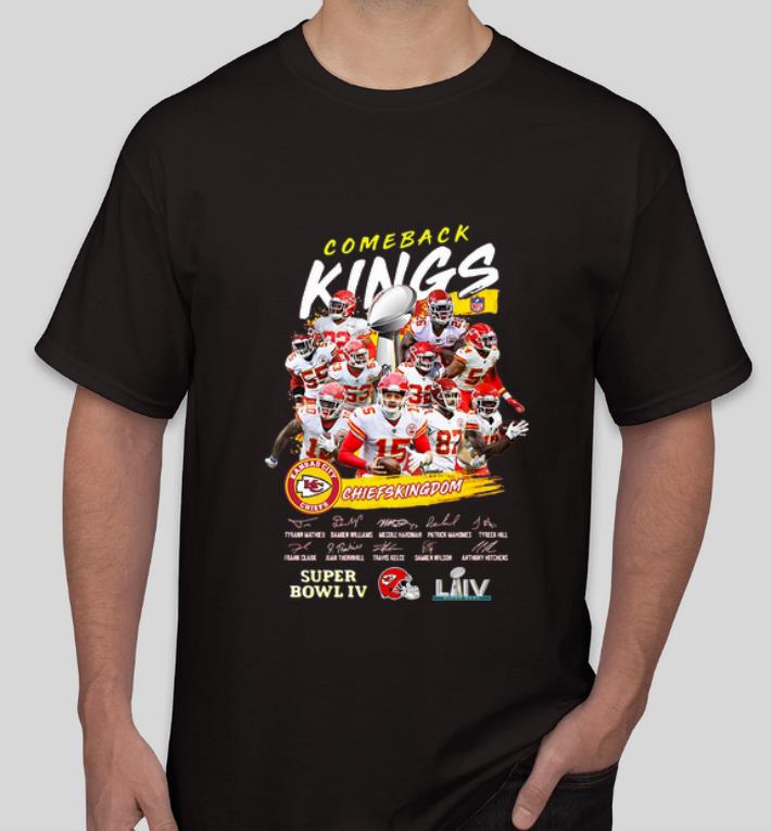 Top Kansas City Chiefs Comeback Kings Chiefs Kingdom Super Bowl Champs shirt