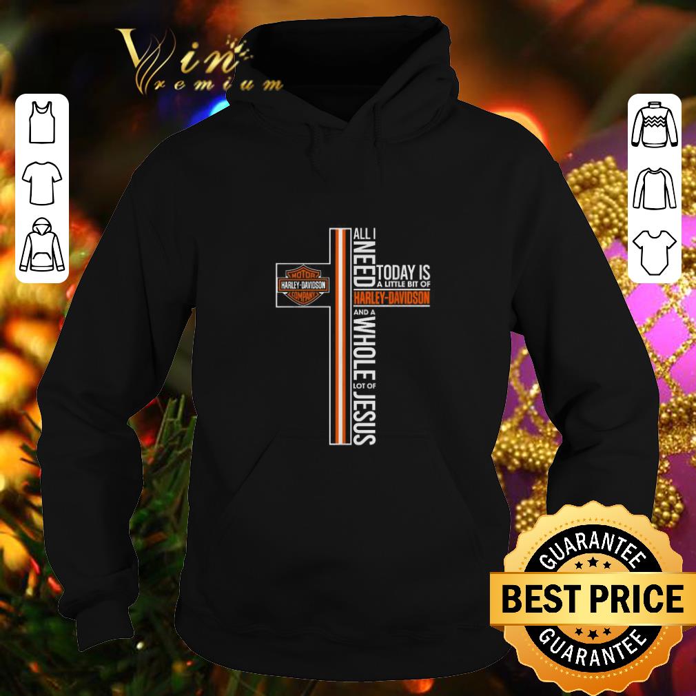 Cheap All need today is a little bit of Harley-Davidson logo Jesus shirt