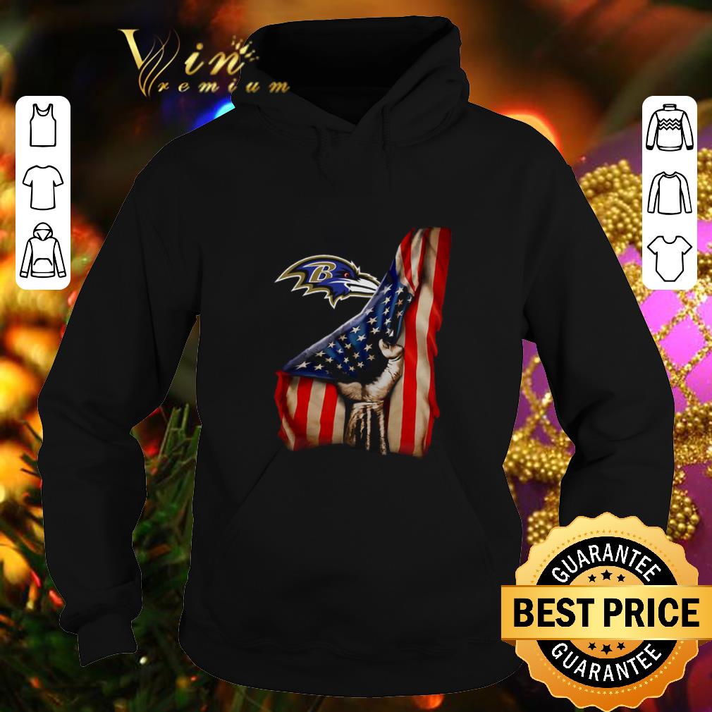Cheap Baltimore Ravens and American Flag Hand shirt 9 Cheap Baltimore Ravens and American Flag Hand shirt