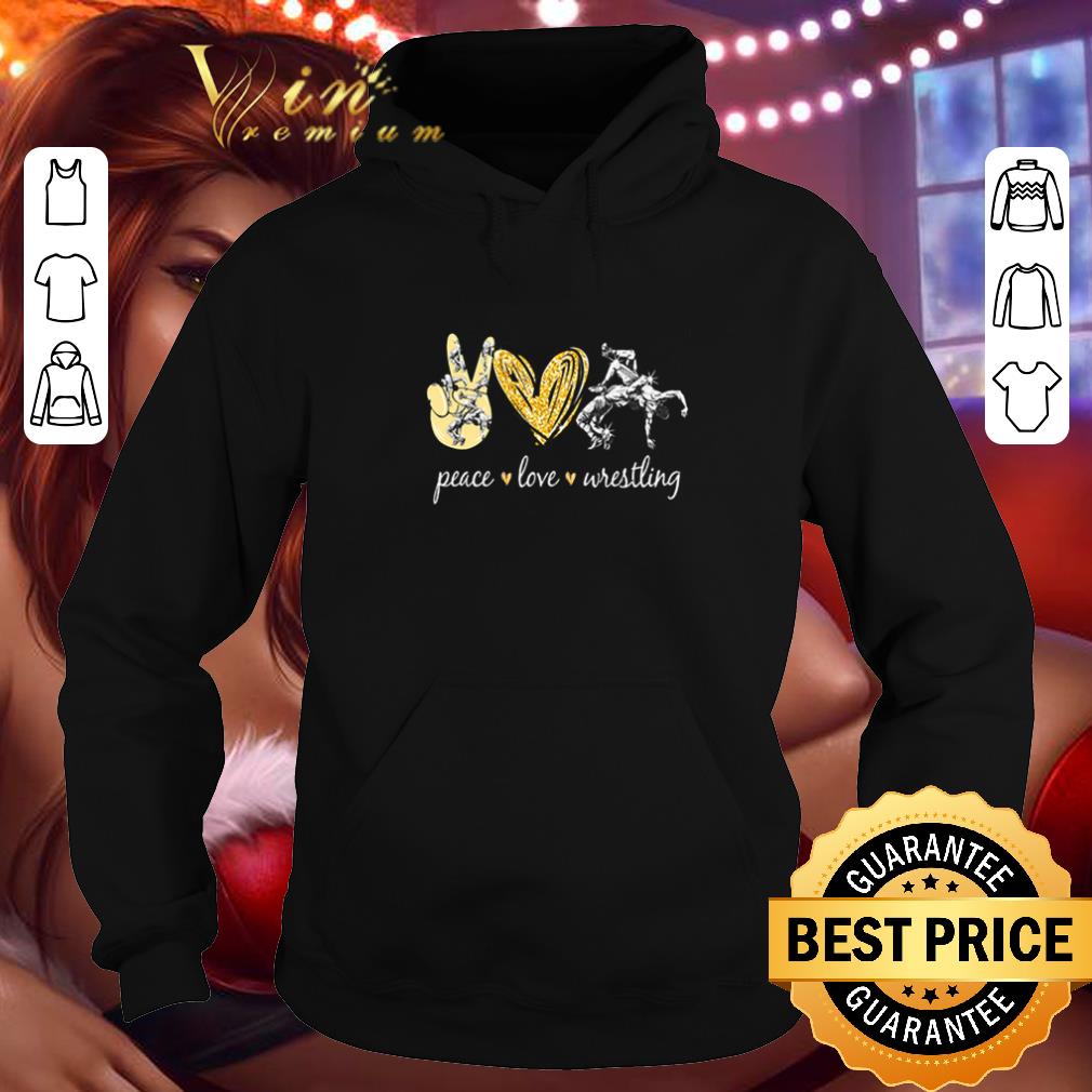 Cheap Diamond Peace love wrestling shirt