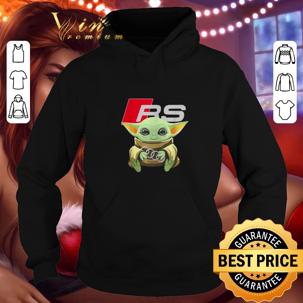 Premium Baby Yoda hug Audi RS shirt