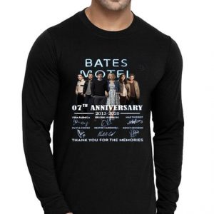 Hot Bates Motel 07th Anniversary 2013-2020 Signatures Thank You For The Memories shirt