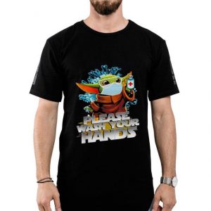Hot Baby Yoda Please Wash Your Hands shirt