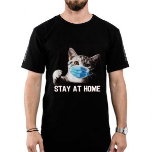 Nice Cat Mask Stay At Home Shirt