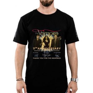 Hot The Vampire Diaries 11th Anniversary 2009-2020 Signatures Thank You For The Memories shirt