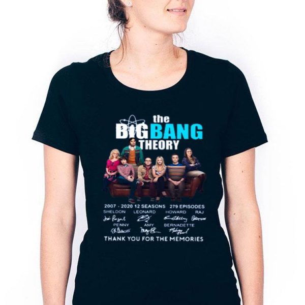 Hot The Bigbang Theory 2007 2020 12 Seasons 279 Episodes shirt