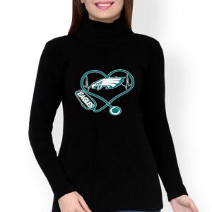 Nice Nurse Heart Philadelphia Eagles shirt