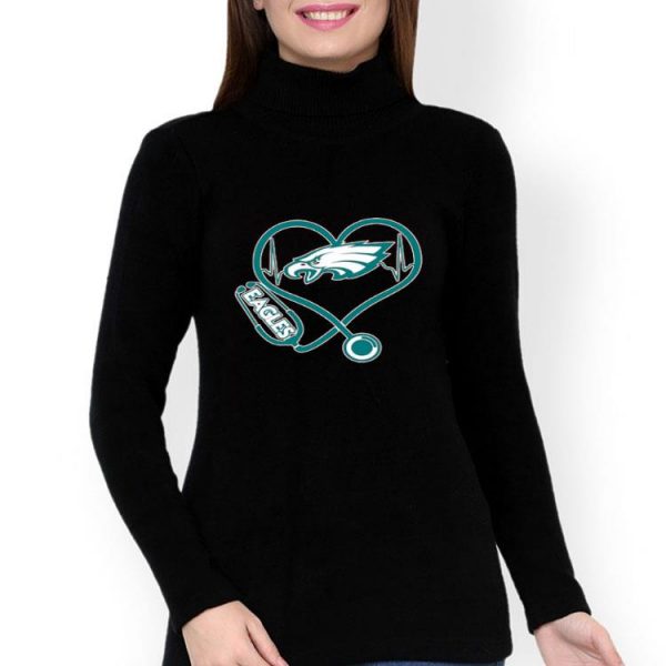 Nice Nurse Heart Philadelphia Eagles shirt