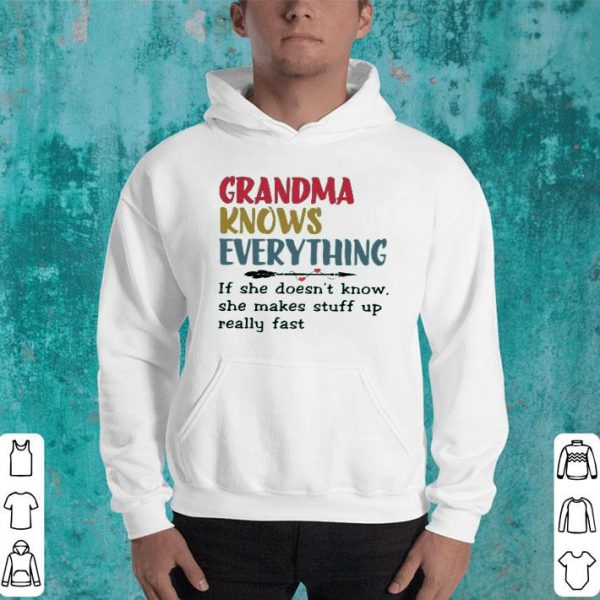 Grandma Knows Everything Funny Gift For Nana