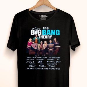Hot The Bigbang Theory 2007 2020 12 Seasons 279 Episodes shirt
