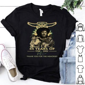 Waylon Jennings 44 Years Of 1958 2020 Signature Thank You For The Memories