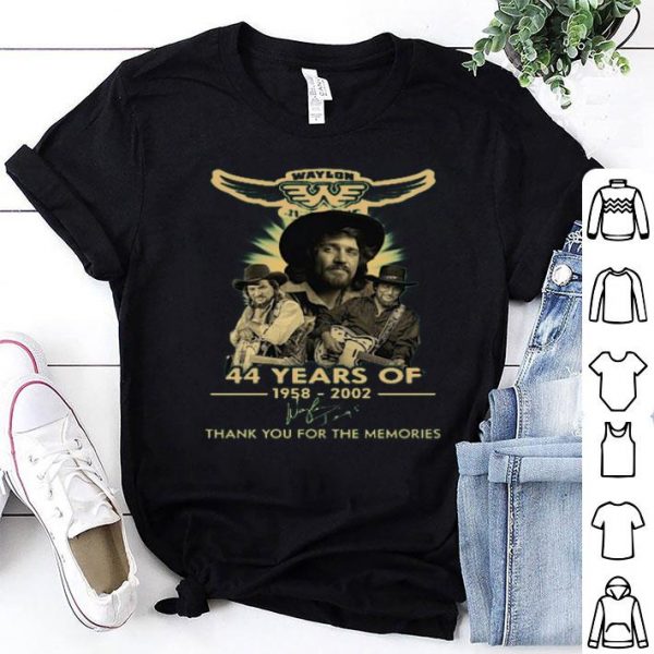 Waylon Jennings 44 Years Of 1958 2020 Signature Thank You For The Memories