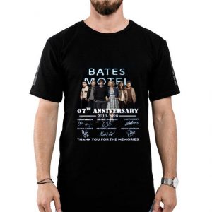 Hot Bates Motel 07th Anniversary 2013-2020 Signatures Thank You For The Memories shirt