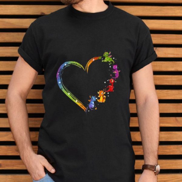 Top Love Dragons Heart shirt