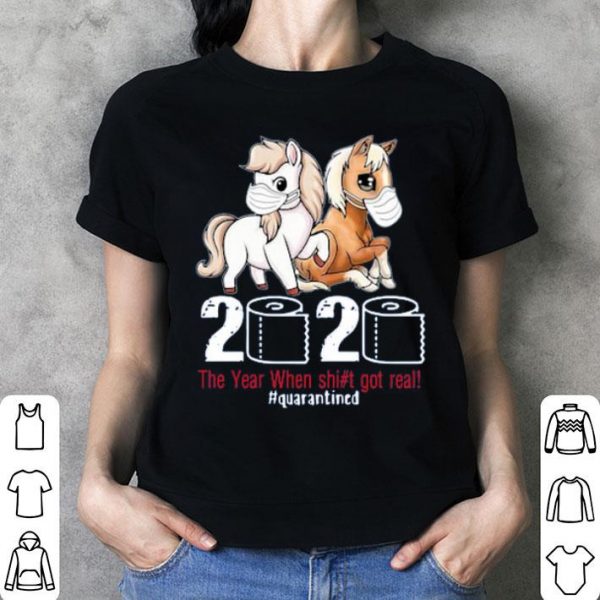 Horse Mask 2020 The Year When Shit Got Real #Quarantined